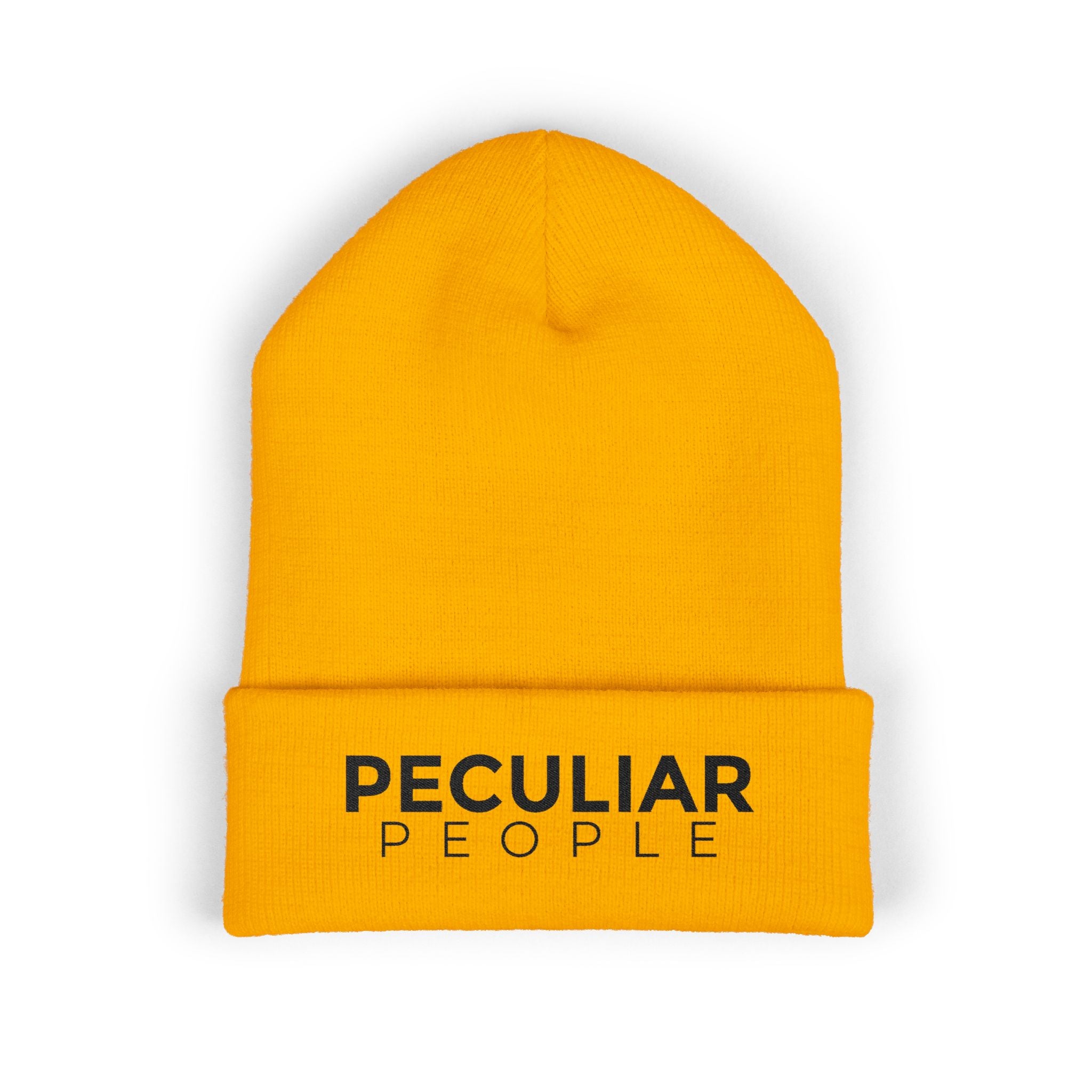 Peculiar People Embroidered Cuffed Beanie