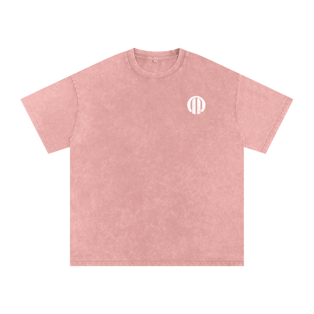 Classic Snow Washed Oversized Cotton T-Shirt - 25