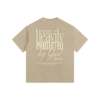 Heavily Protected Oversized Washed Cotton T-Shirt