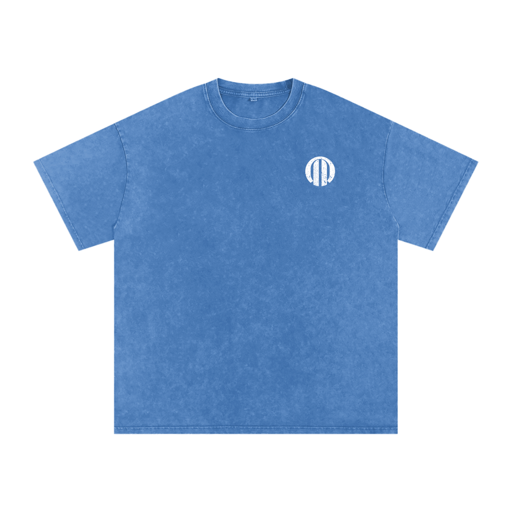 Classic Snow Washed Oversized Cotton T-Shirt - 25