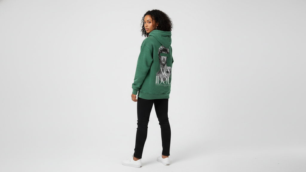 No Idolz Oversized Fleeced Hoodie