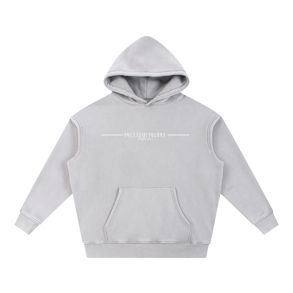 No Idolz Snow Wash Oversized Hoodie