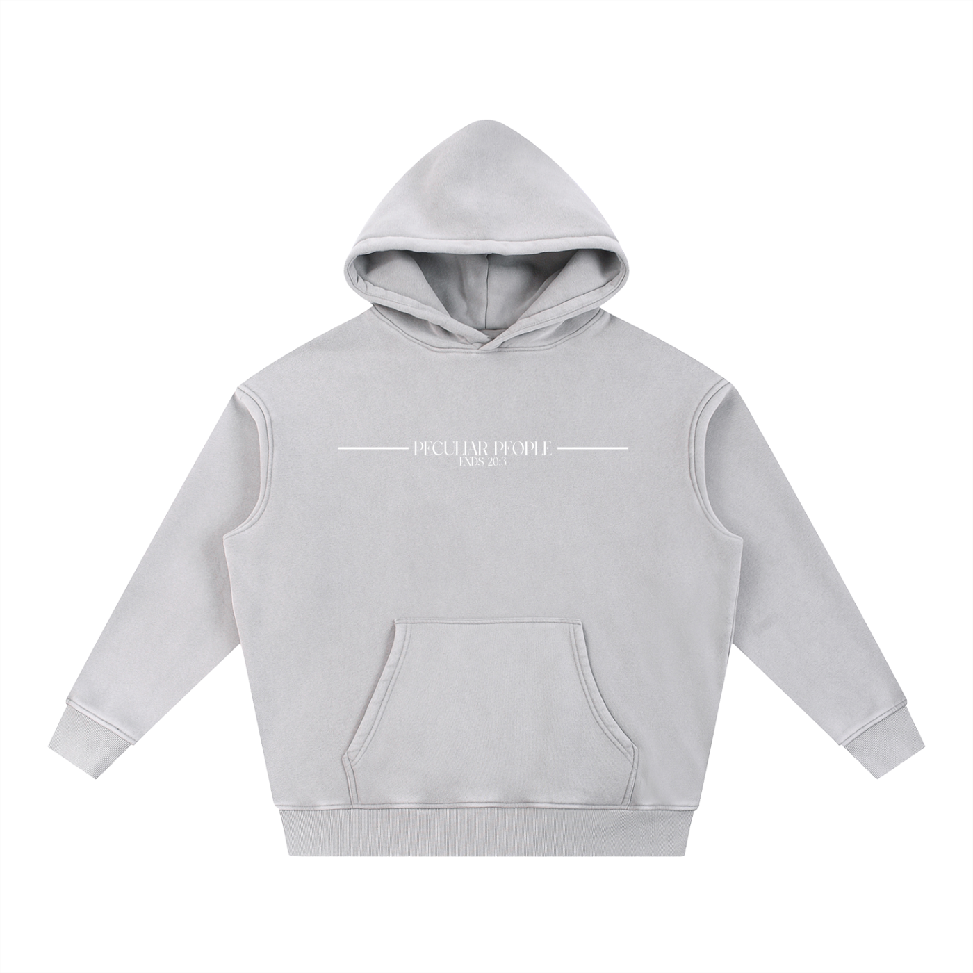 No Idolz Snow Wash Oversized Hoodie