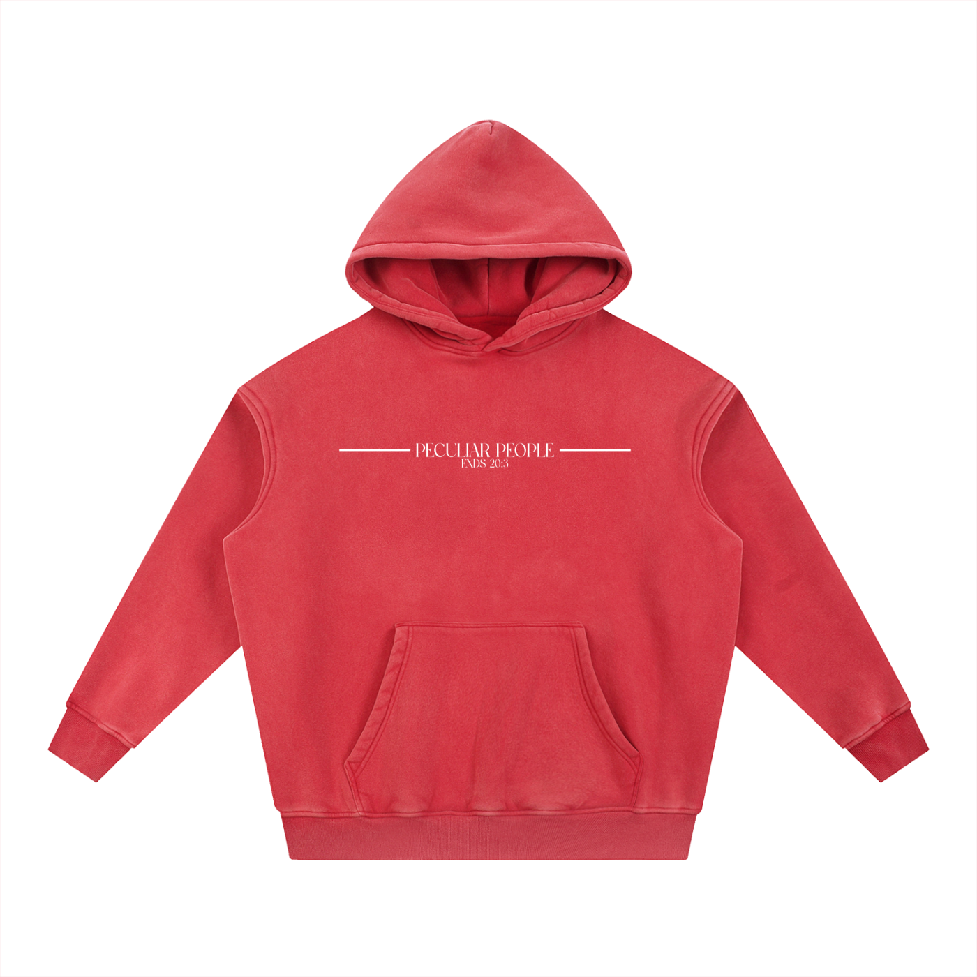 No Idolz Snow Wash Oversized Hoodie