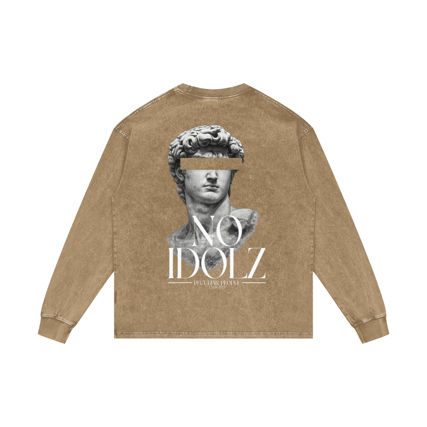 No Idolz Acid Wash Long Sleeve T-Shirt