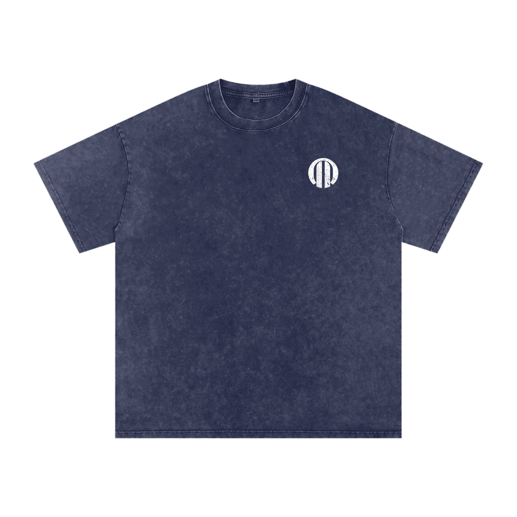 Classic Snow Washed Oversized Cotton T-Shirt - 25