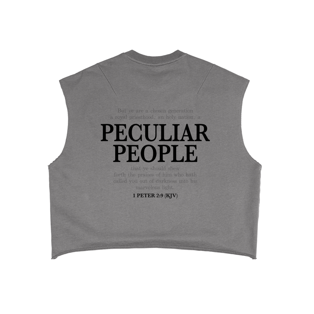 Peculiar People KJV French Terry Boxy Tank Top