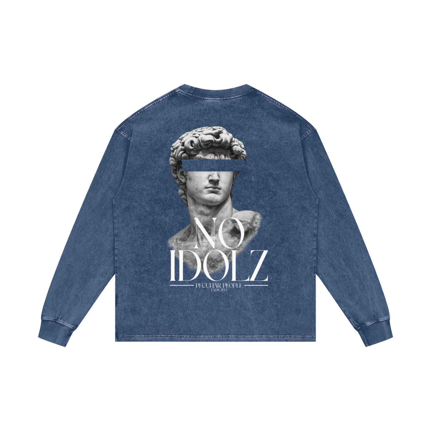 No Idolz Acid Wash Long Sleeve T-Shirt