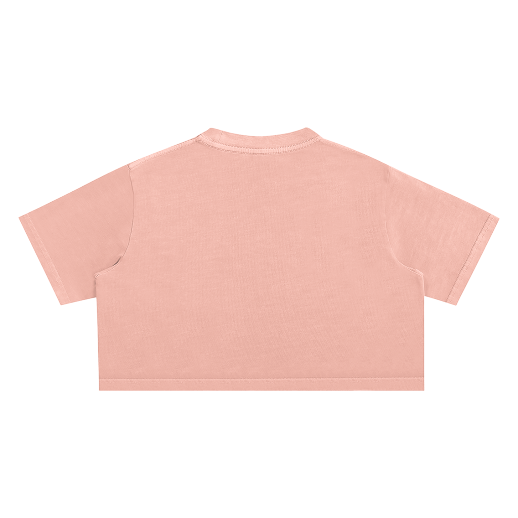 Freedom Snow Washed Crop Top