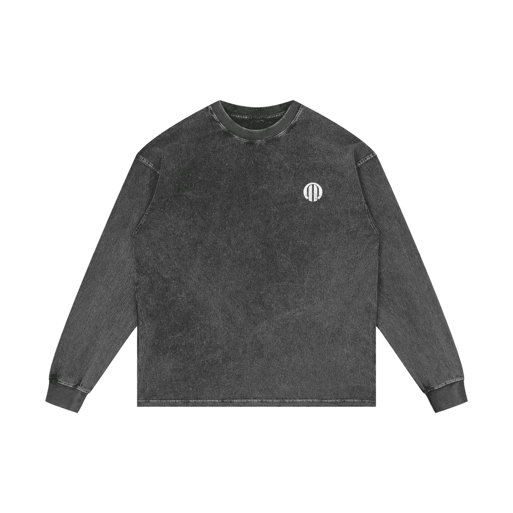 Classic Acid Wash Long Sleeve T-Shirt