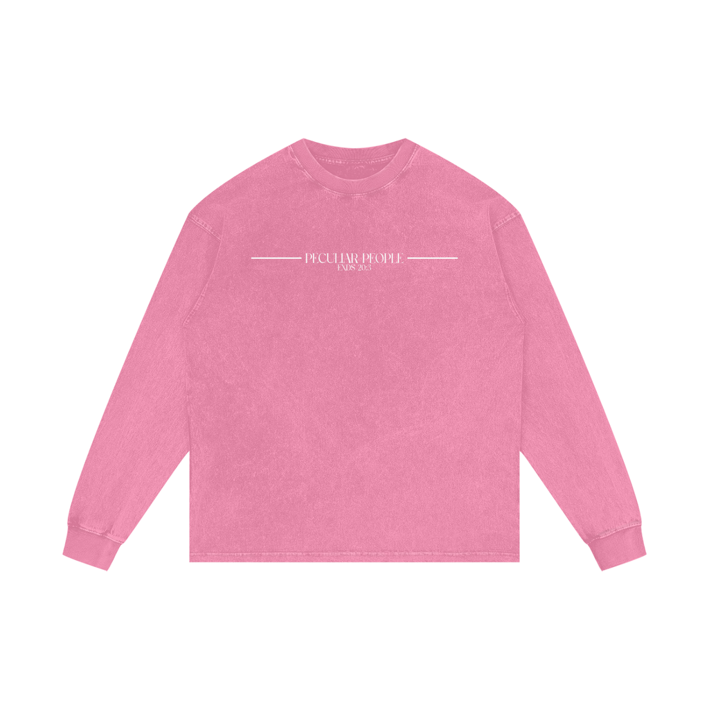 No Idolz Acid Wash Long Sleeve T-Shirt