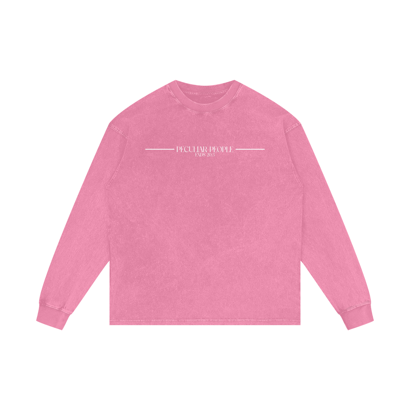 No Idolz Acid Wash Long Sleeve T-Shirt