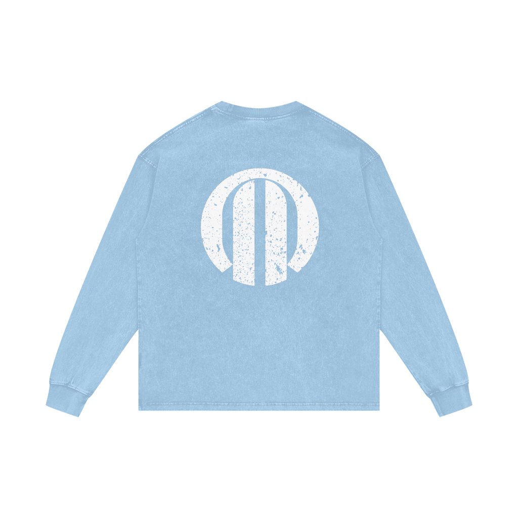 Peculiar Acid Wash Long Sleeve T-Shirt