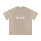 Peace Oversized Cotton T-Shirt