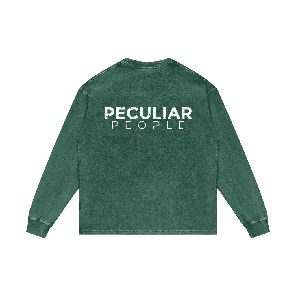 Classic Acid Wash Long Sleeve T-Shirt