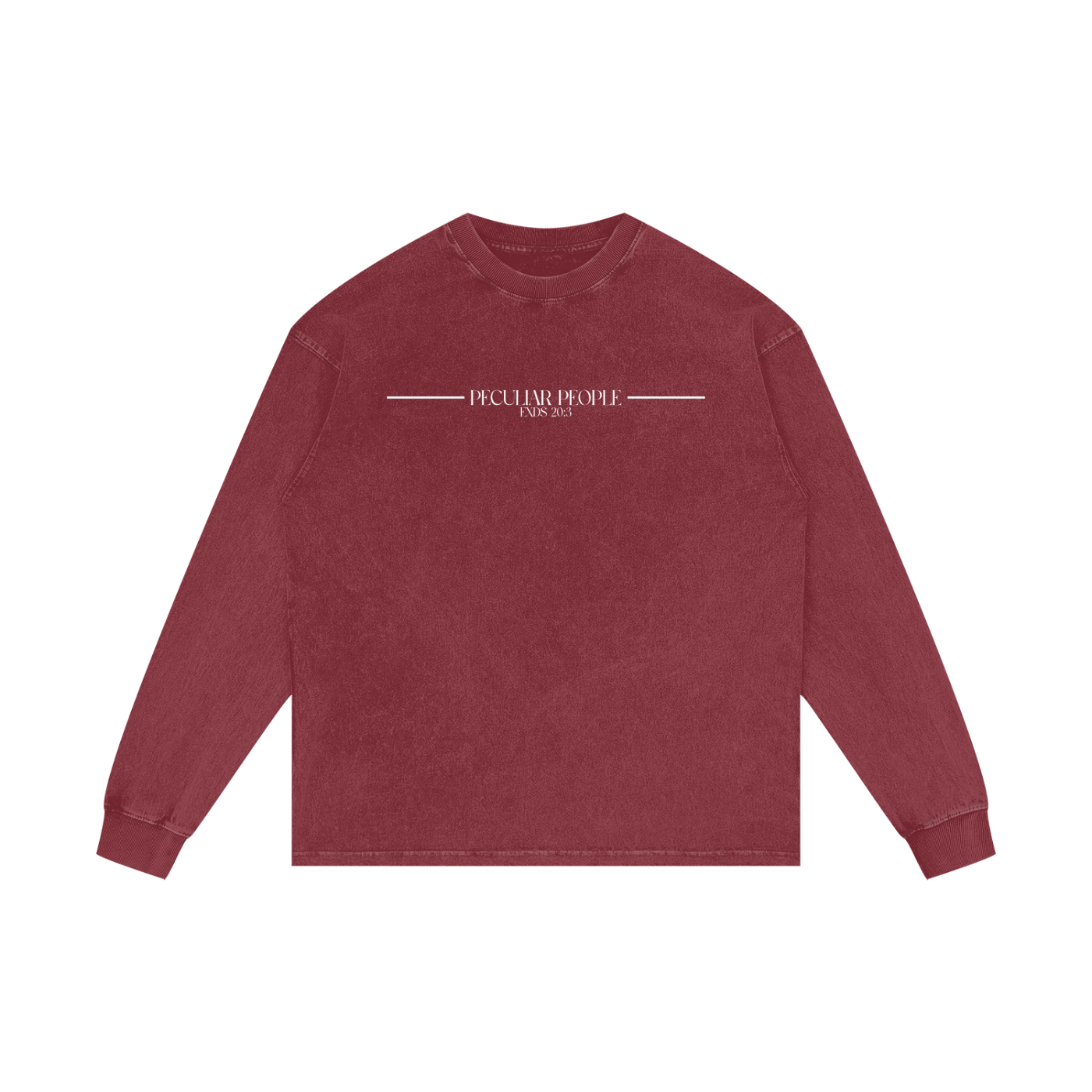 No Idolz Acid Wash Long Sleeve T-Shirt