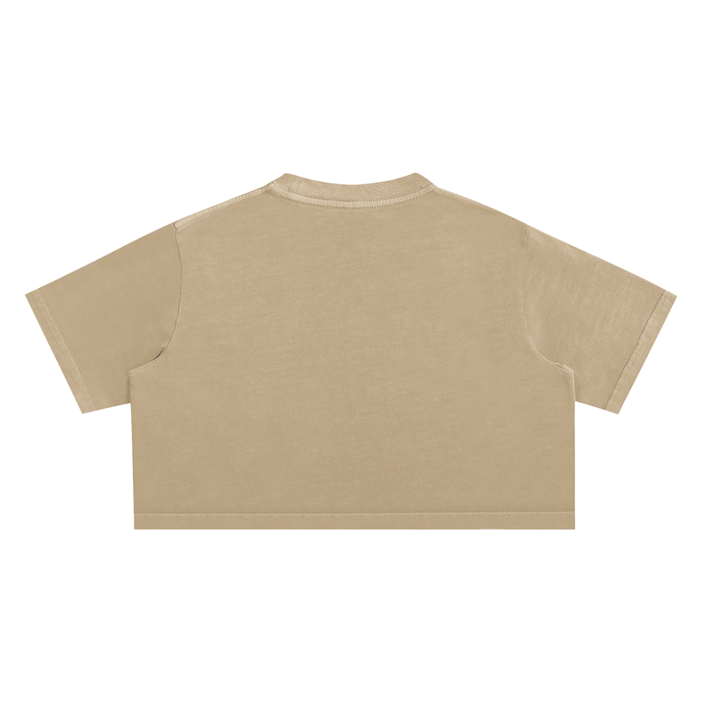 Freedom Snow Washed Crop Top