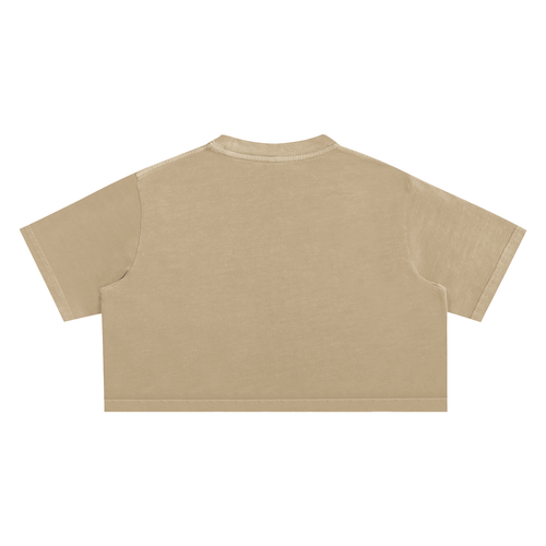 Freedom Snow Washed Crop Top