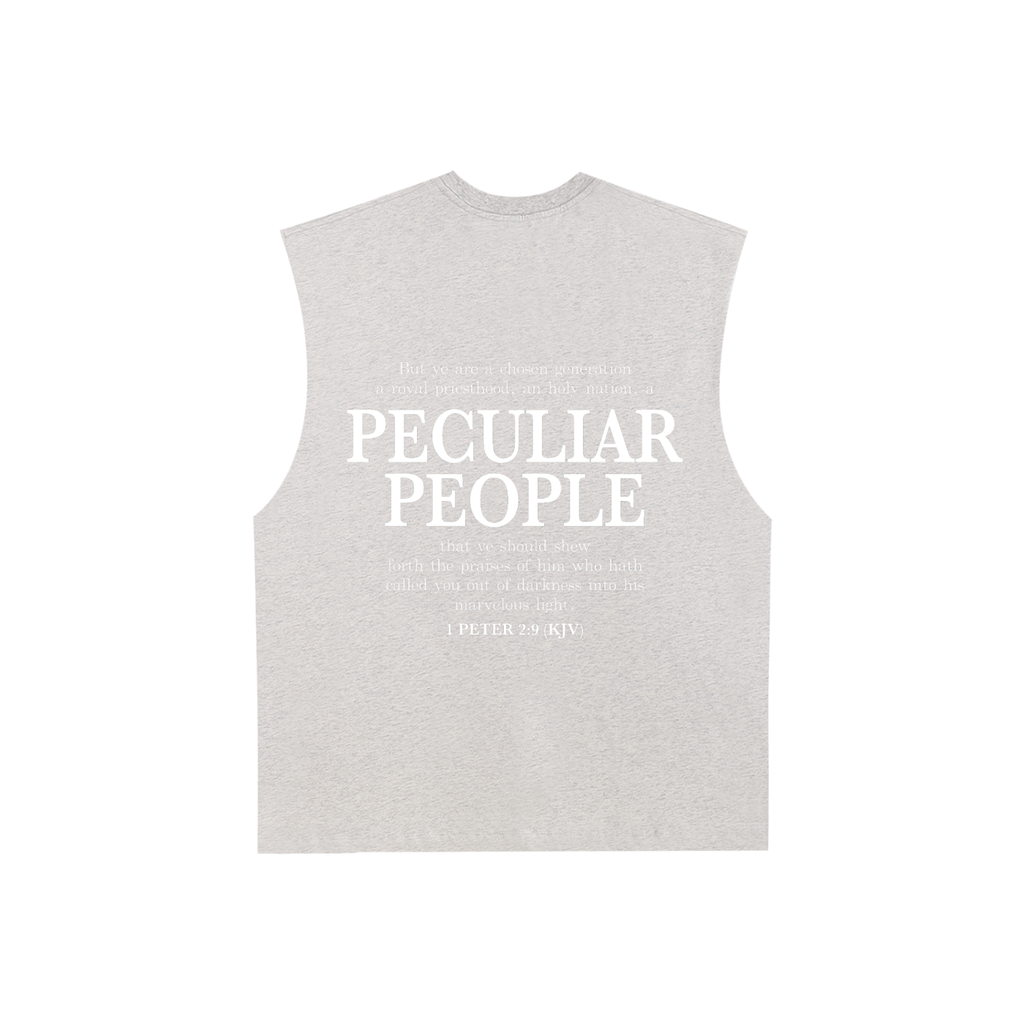 Peculiar People KJV Raw Edge Cotton Tank Top