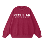 Snow Washed Oversized Sweatshirt