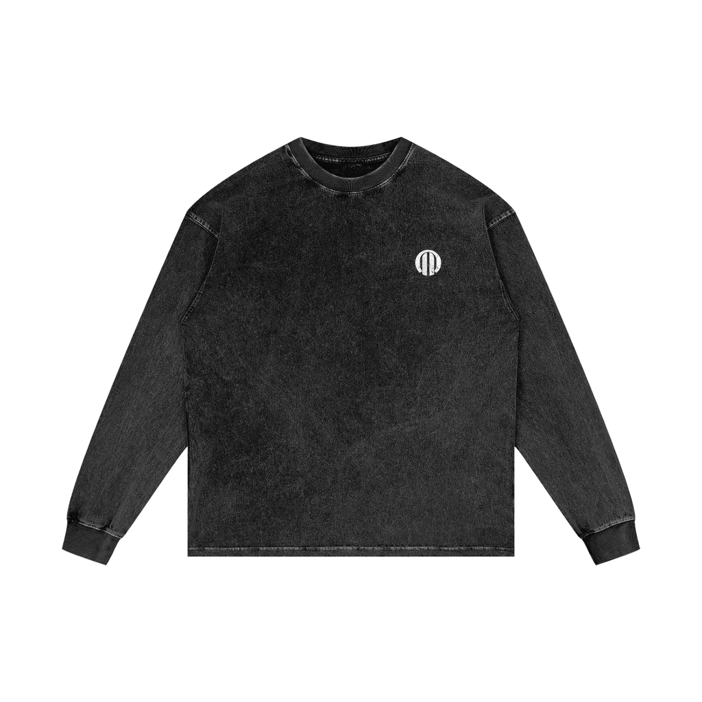 Classic Acid Wash Long Sleeve T-Shirt