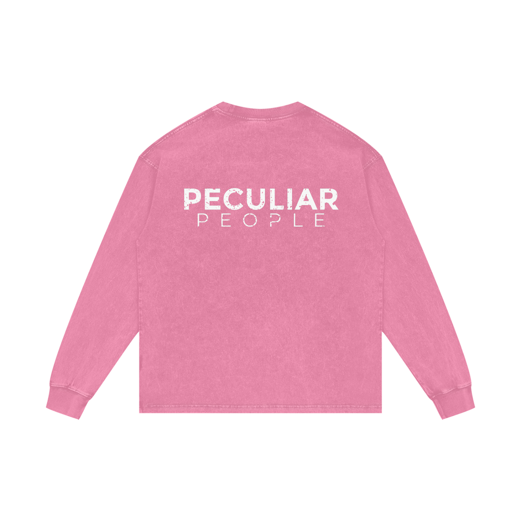Classic Acid Wash Long Sleeve T-Shirt