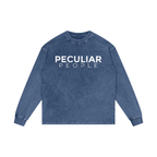 Peculiar Acid Wash Long Sleeve T-Shirt