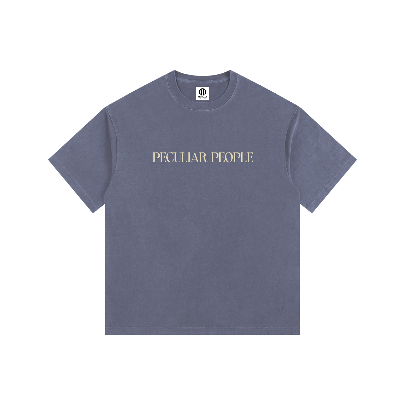Heavily Protected Oversized Washed Cotton T-Shirt