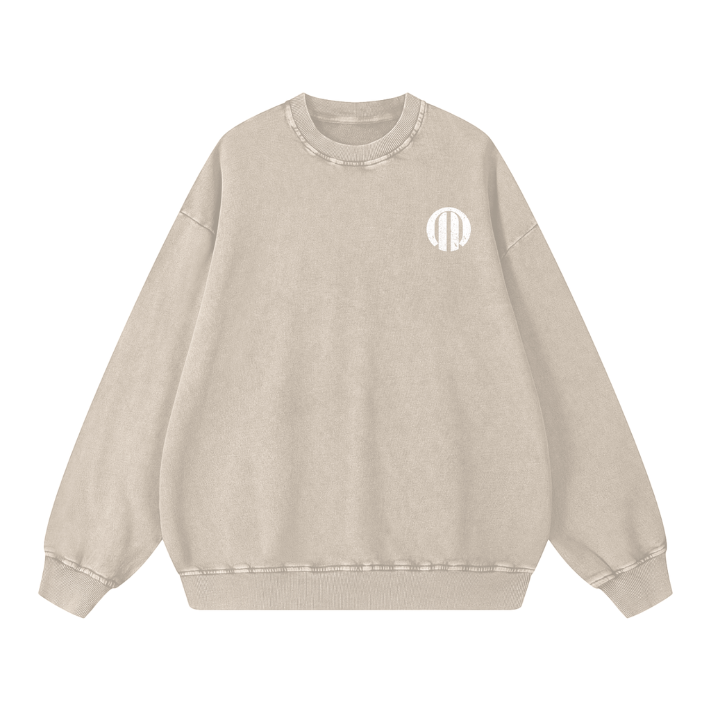 Snow Washed Oversized Sweatshirt