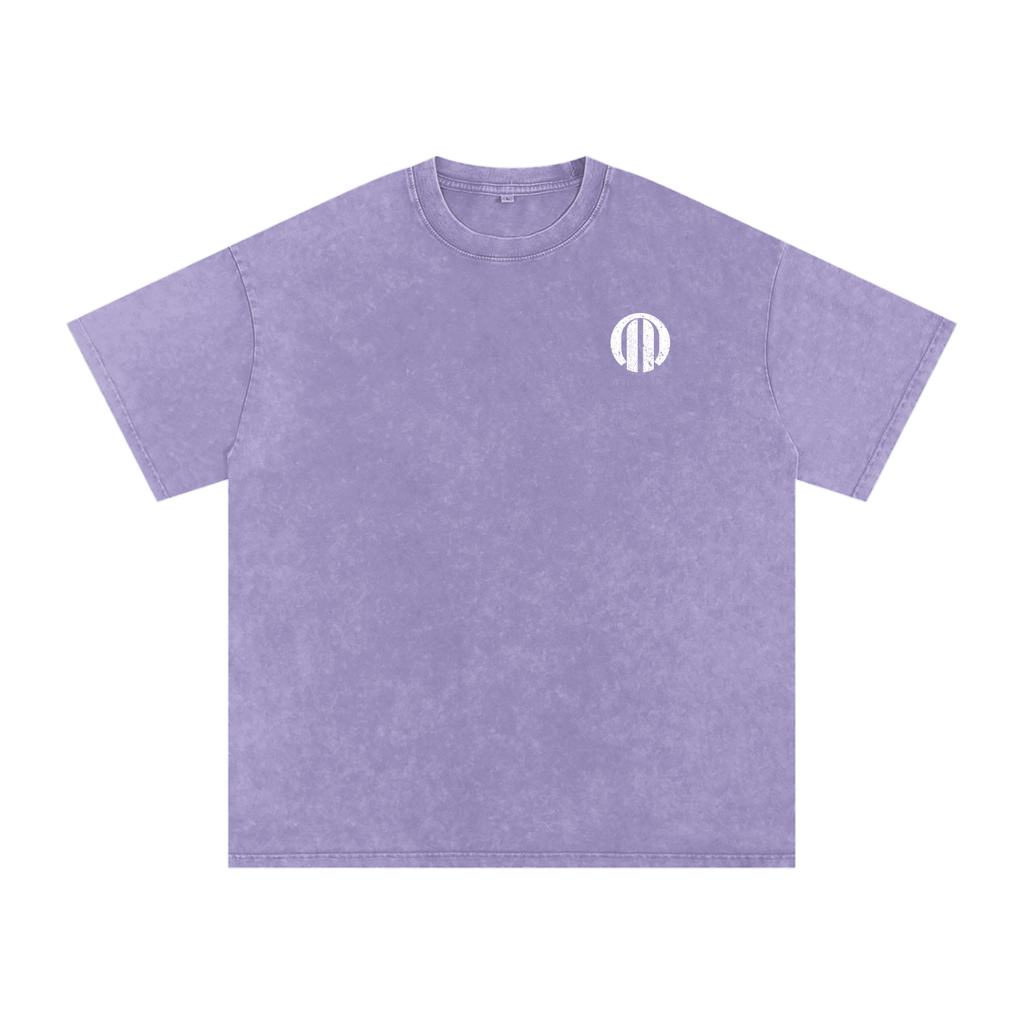 Classic Snow Washed Oversized Cotton T-Shirt - 25