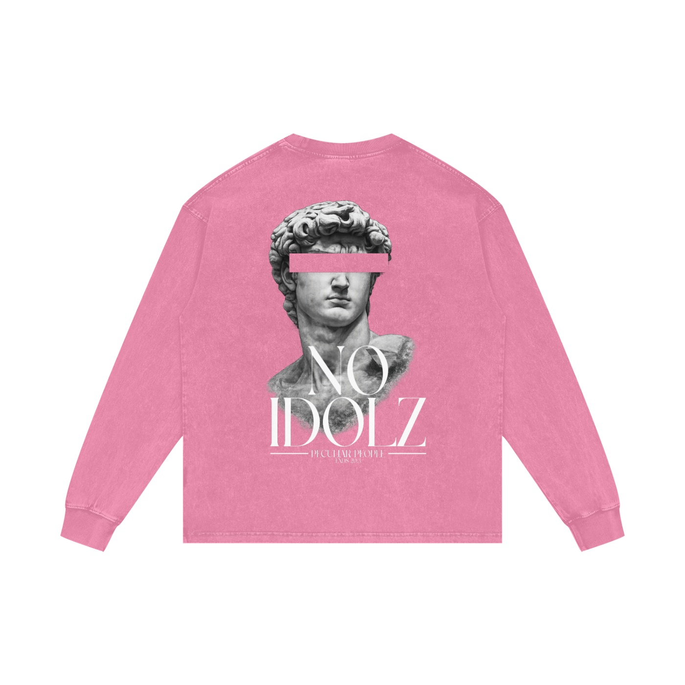 No Idolz Acid Wash Long Sleeve T-Shirt