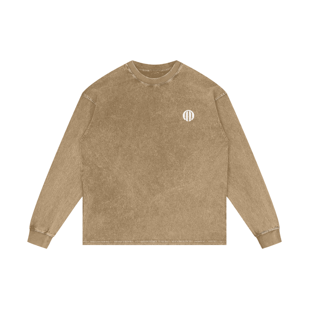 Classic Acid Wash Long Sleeve T-Shirt