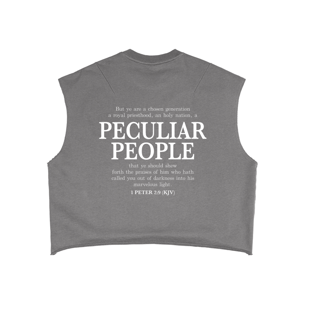 Peculiar People KJV French Terry Boxy Tank Top