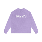 Peculiar Acid Wash Long Sleeve T-Shirt