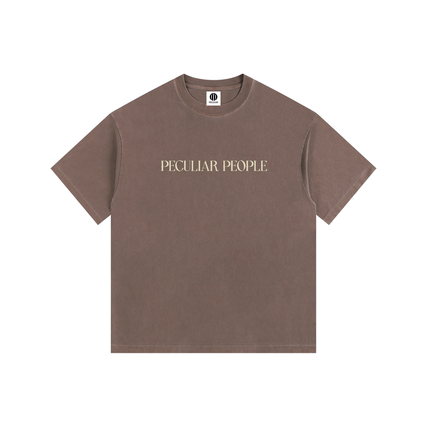 Heavily Protected Oversized Washed Cotton T-Shirt