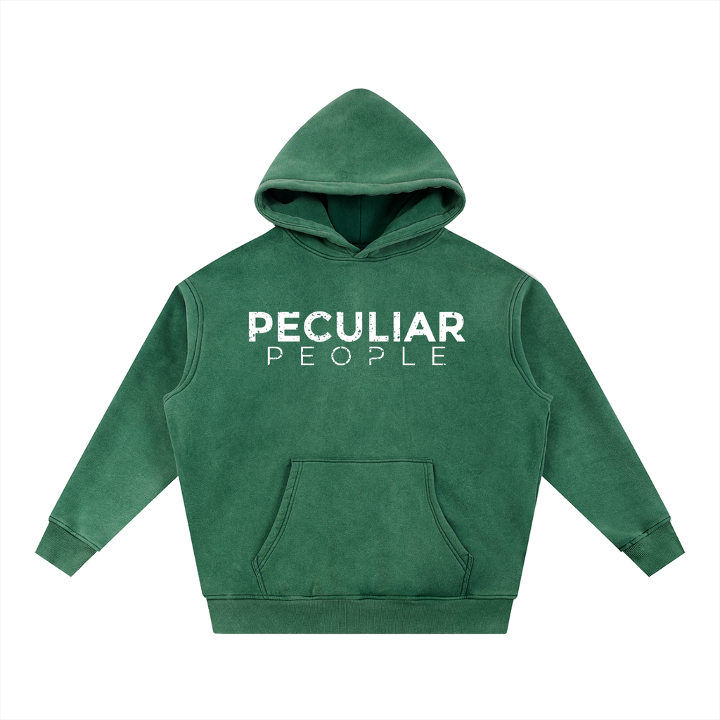 Peculiar People Snow Washed Fleece Hoodie