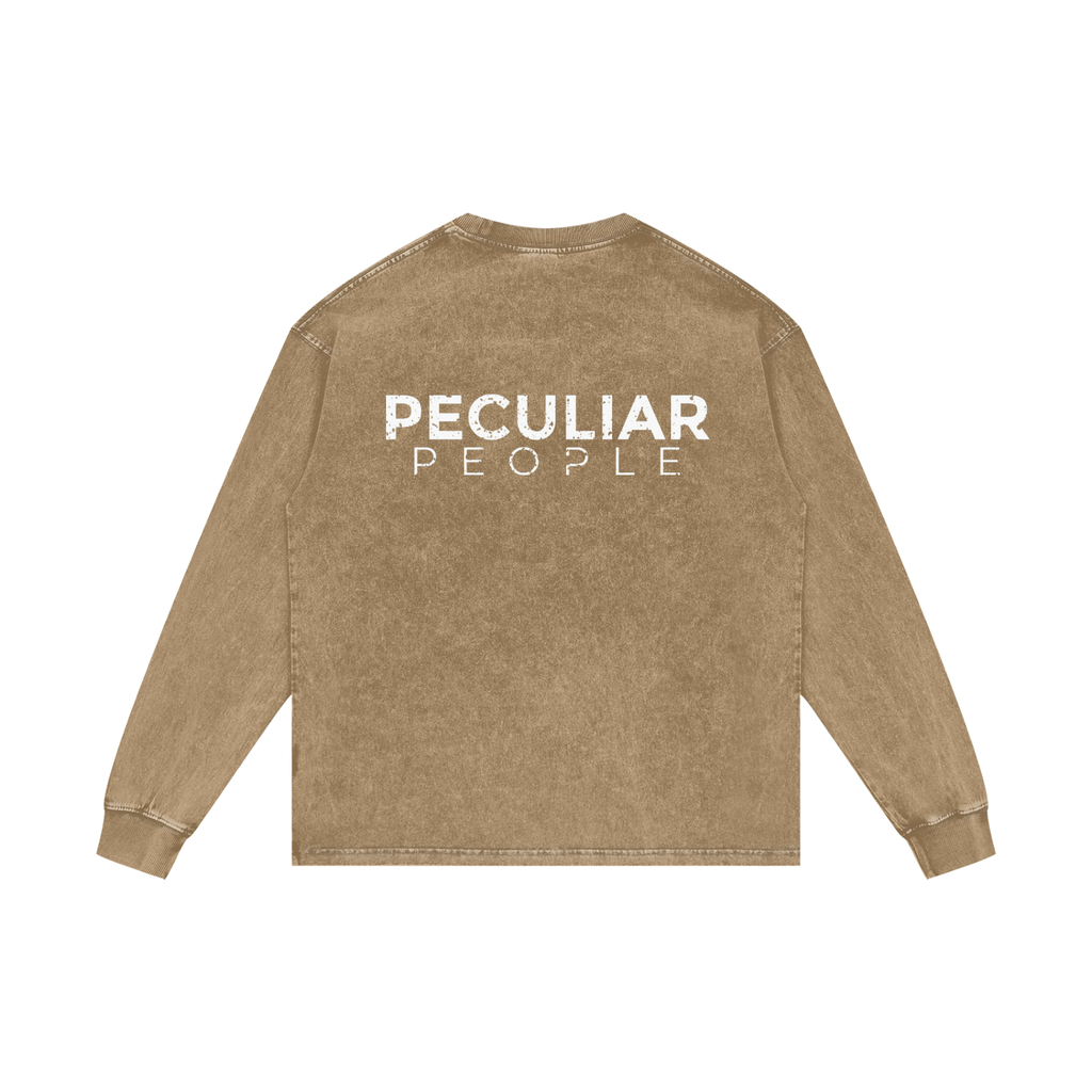 Classic Acid Wash Long Sleeve T-Shirt