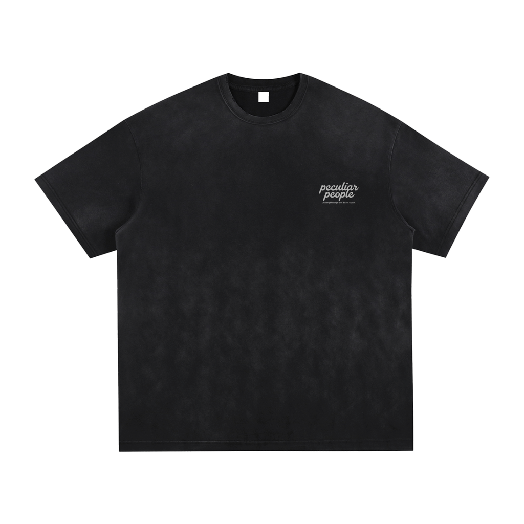 Chase God Washed Hand-Frayed T-Shirt
